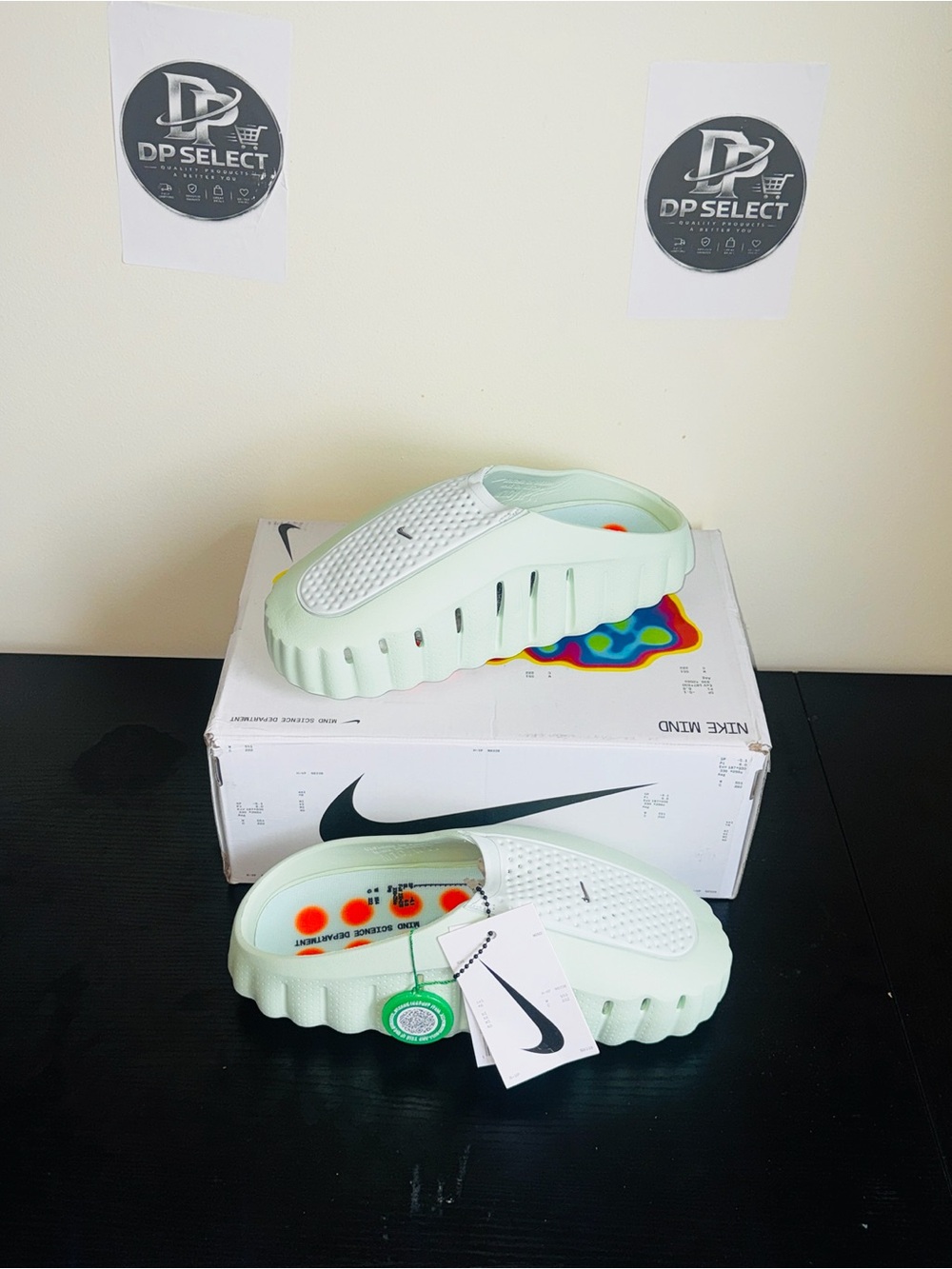 Nike Men’s Foam Slide Clog in Mint Green